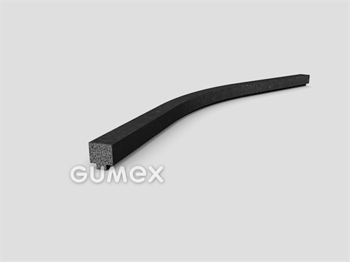 Mikroprofil "T" Form, 7,5x7/3mm, 2-Ströme, Dichte 500kg/m3, EPDM, -30°C/+80°C, schwarz, 